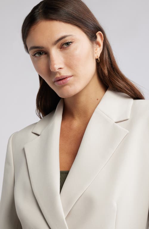 Open Edit The Icon Hourglass Blazer In Beige Pumice