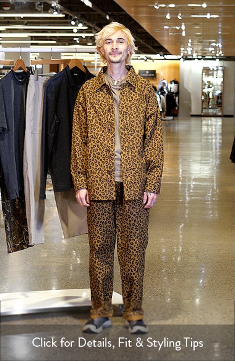 Leopard Print Front of House Jacket, sales video thumbnail