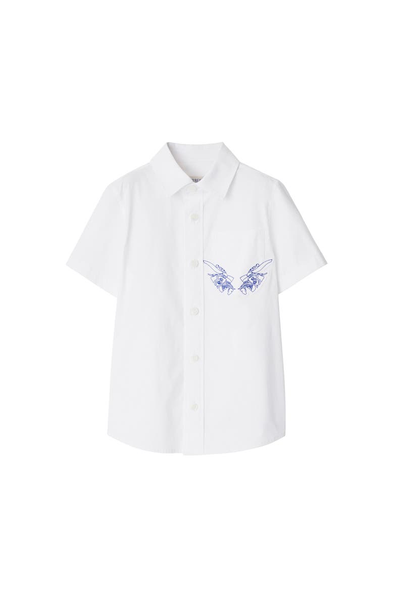 Burberry EKD Stretch Cotton Shirt, Main, color,