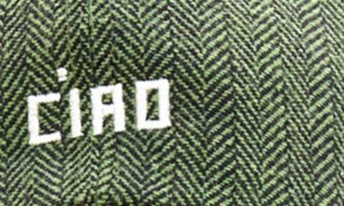 Clare V . Wool Herringbone Adjustable Baseball Cap