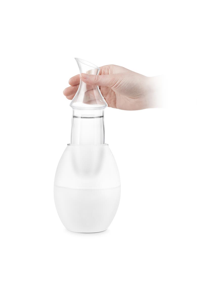 Sake Decanter Set - Frosted White, Alternate, color, White