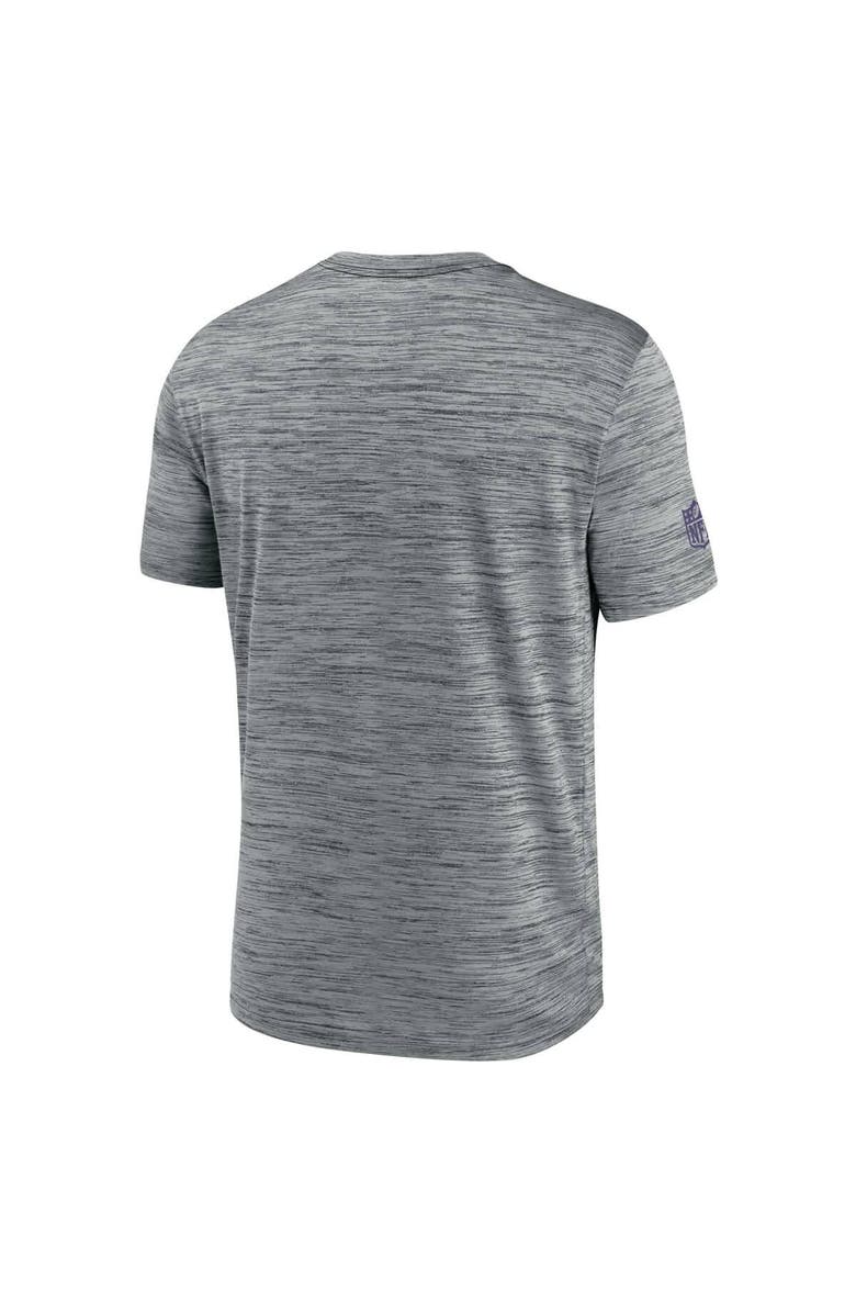 Nike Men's Nike Gray Baltimore Ravens Sideline Velocity Performance T-Shirt, Alternate, color, Gray
