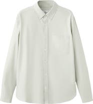MANGO Regular Fit Oxford Button-Down Shirt