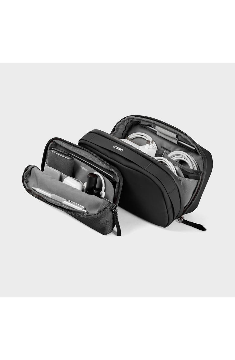 Orbitkey 2-in-1 Tech Accessory Pouch, Main, color, Black