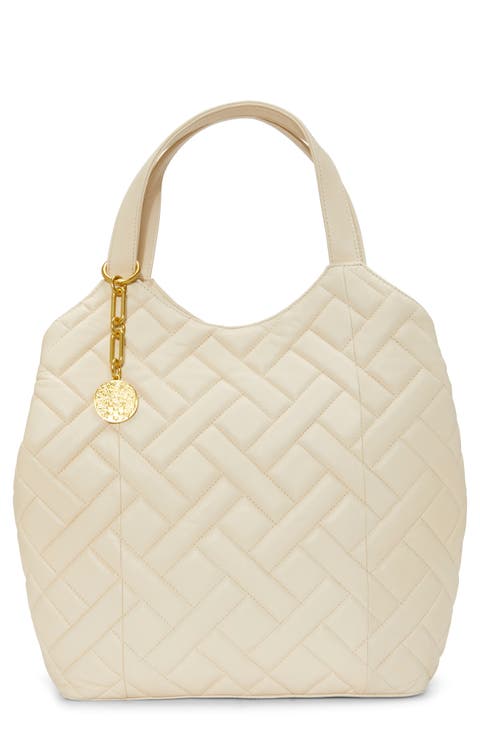 Kisho Quilted Leather Shoulder Bag