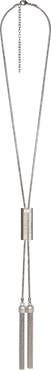 Balmain Long Brass Tassel Necklace