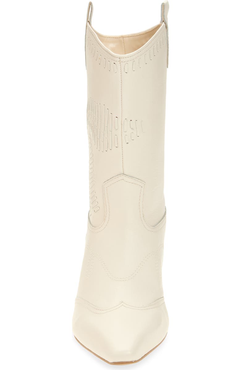 Dolce Vita Tavla Western Boot, Alternate, color, Platinum Distressed Leather