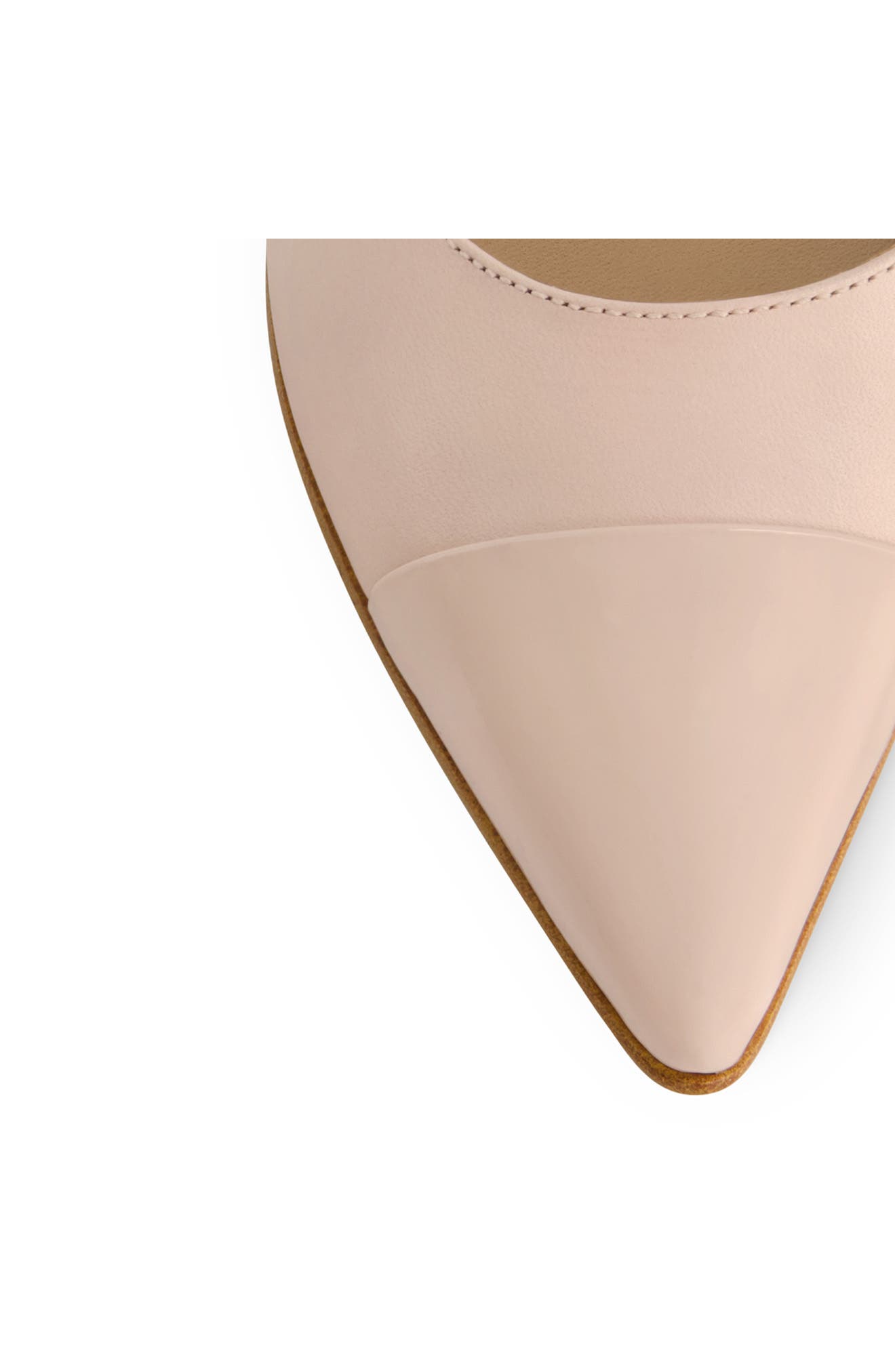 Monroe Two-Tone Slingback Pump, Alternate, color, CIPRIA ANTIQUE CALF/ PATENT