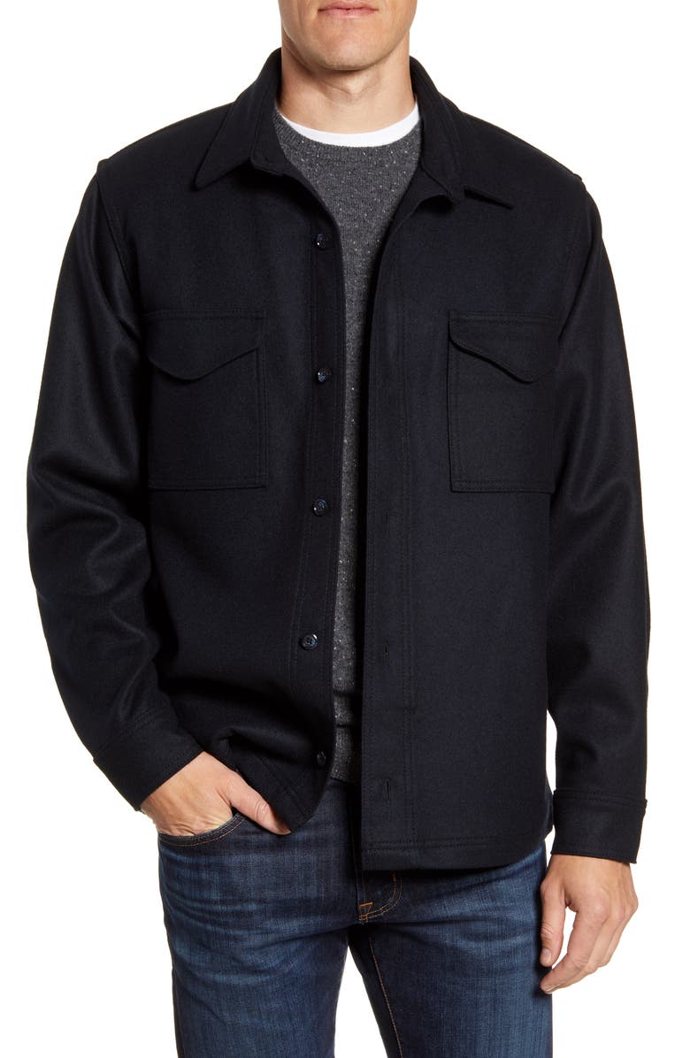 Filson Regular Fit Wool Shirt Jacket, Main, color,