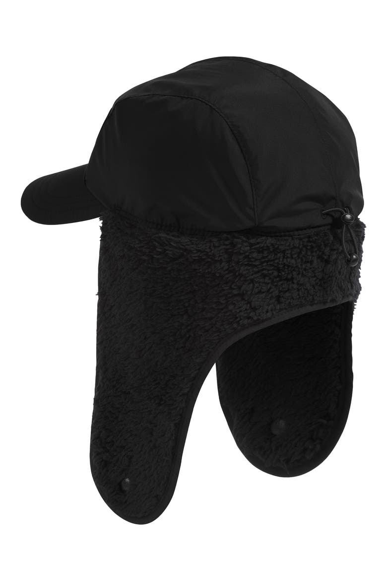 Kids' Shasta Trapper Cap, Alternate, color, TNF BLACK