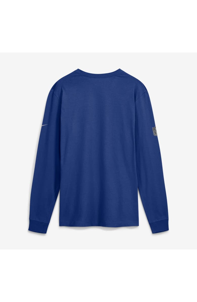 Nike Men's Nike Royal New York Giants Sideline Bold Arch Star Dri-FIT Long Sleeve T-Shirt, Alternate, color, Royal