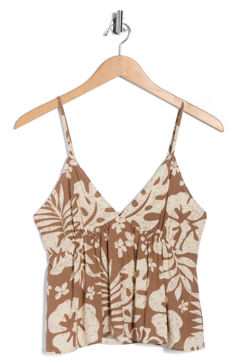 Billabong Carefree Crop Camisole, Alternate, color, Light Brown