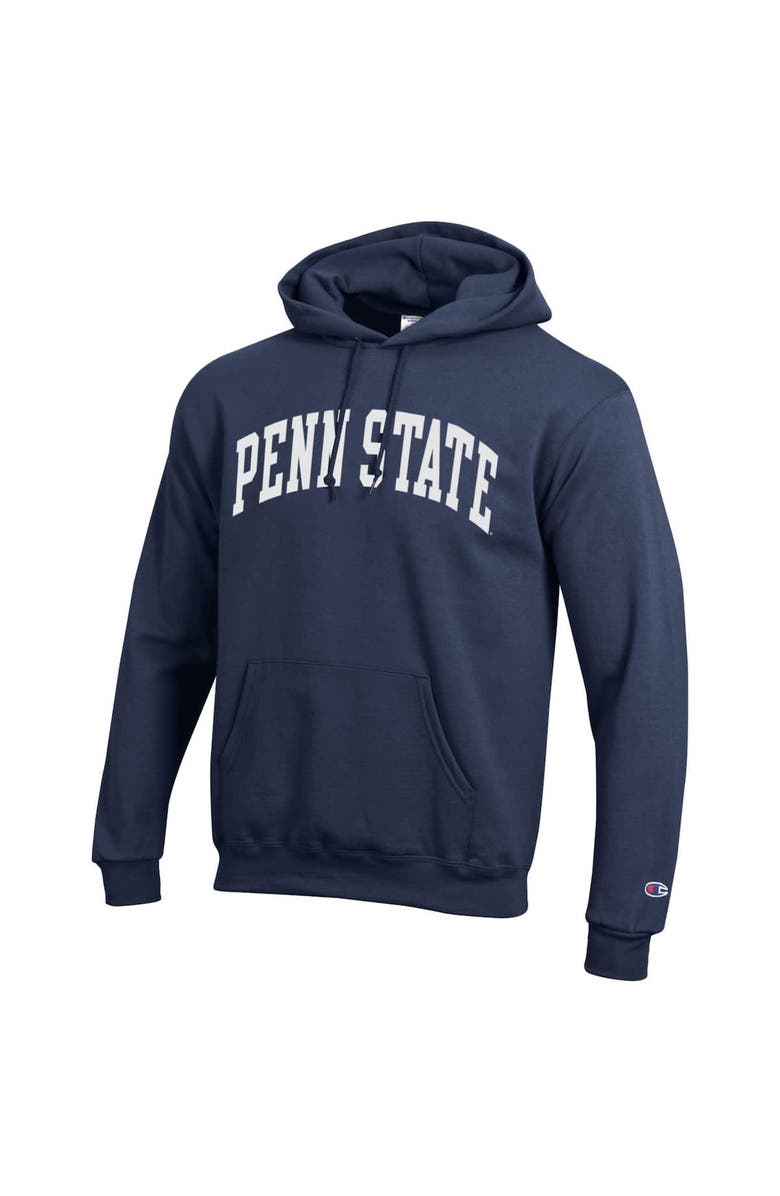 Champion Men's Champion Navy Penn State Nittany Lions Basic Arch Fleece Pullover Hoodie, Alternate, color, Navy