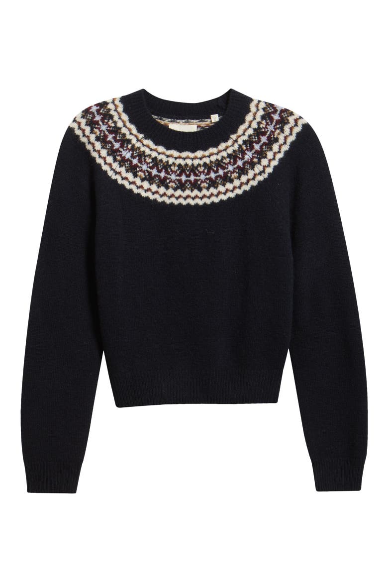 Boniface Cashmere Sweater, Alternate, color, NAVY