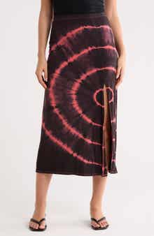 GO COUTURE Slit Maxi Skirt