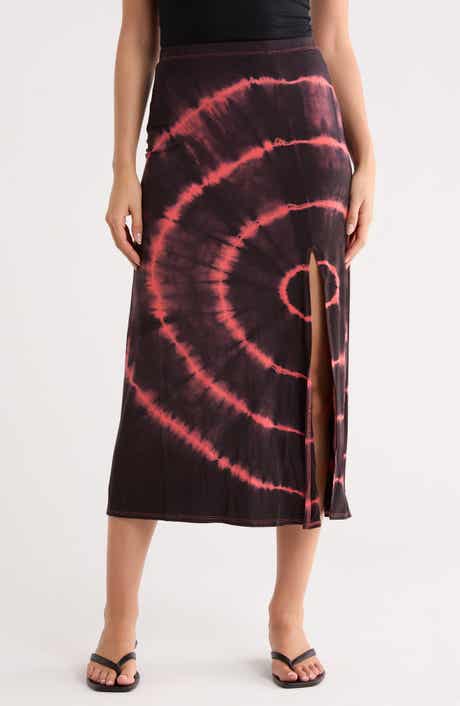 GO COUTURE Slit Maxi Skirt