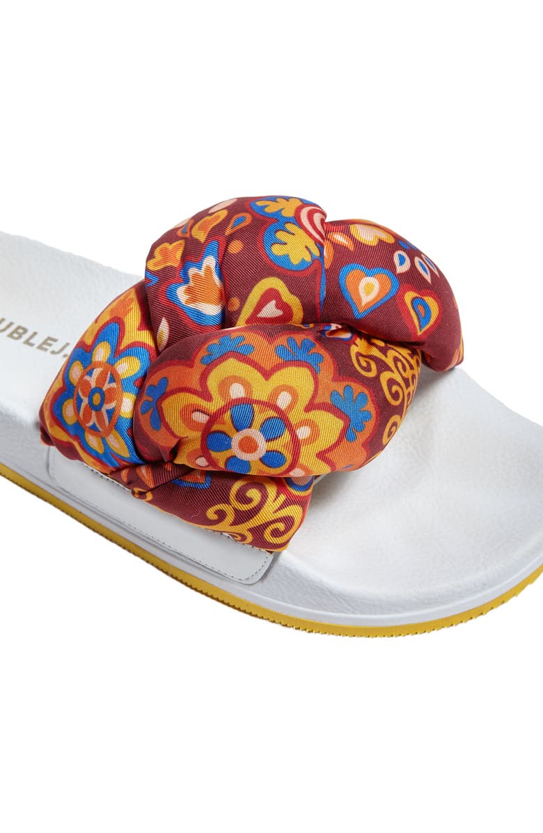 La DoubleJ Treccia Slides Taranta Bordeaux, Alternate, color,