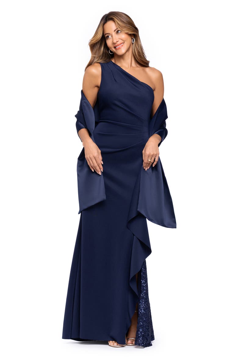 Satin Shawl, Alternate, color, MIDNIGHT
