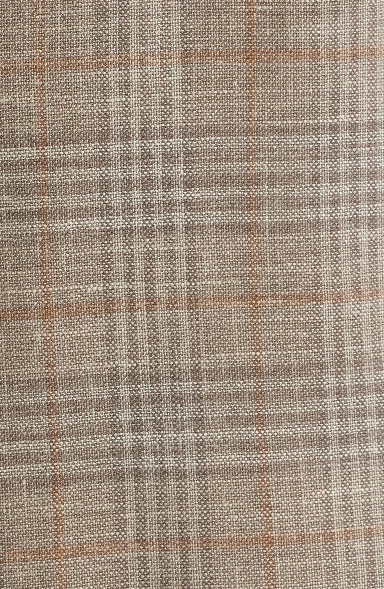 Jack Victor Hampton Tan Glen Check Knit Wool Sport Coat, Alternate, color, Tan