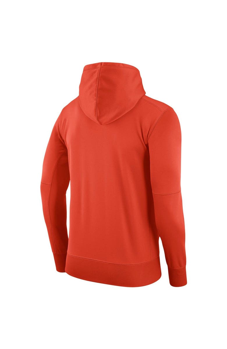 Nike Men's Nike Orange Clemson Tigers Performance Pullover Hoodie, Alternate, color, 