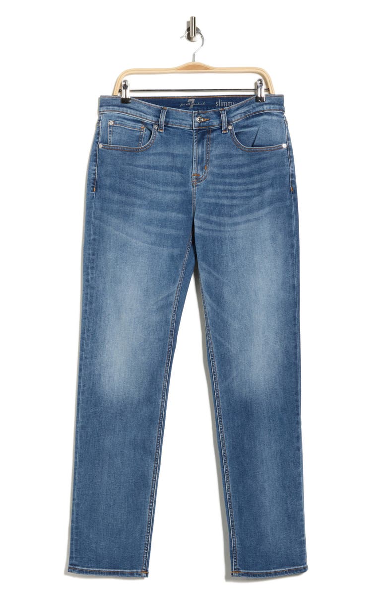 7 For All Mankind Slimmy Stretch Jeans, Alternate, color, Kef