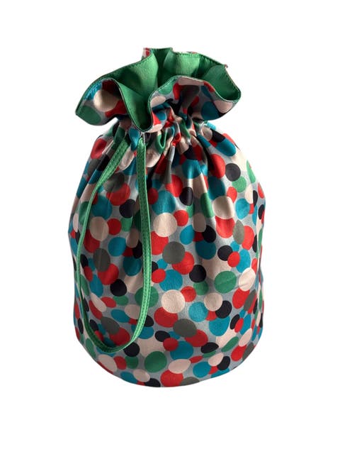 Medium Reusable Fabric Gift Bag | Polka Dots - Pack of 8
