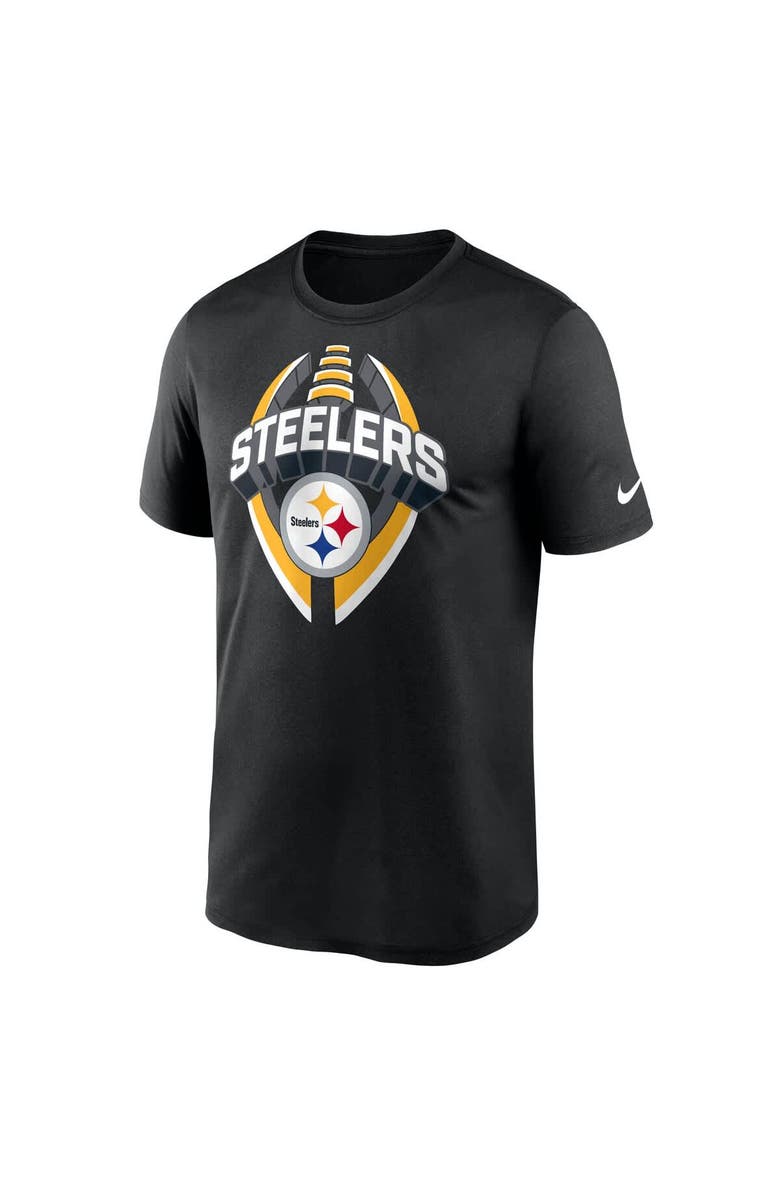 Nike Men's Nike Black Pittsburgh Steelers Big & Tall Primetime Legend Icon Performance T-Shirt, Alternate, color, Black