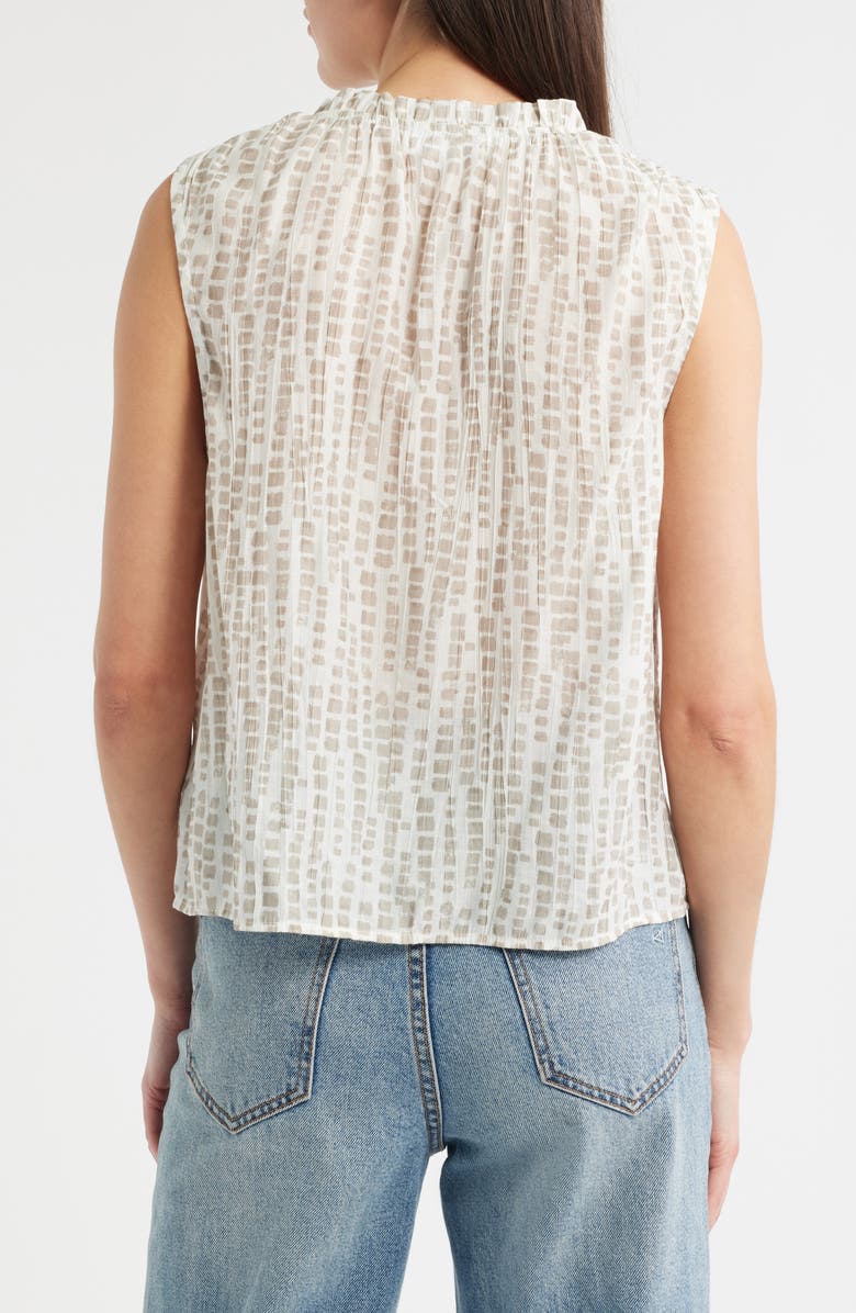 Bella Dahl Ruffle Neck Sleeveless Top, Alternate, color, 