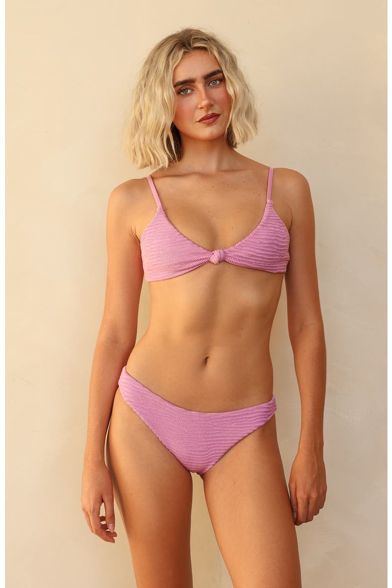 Nocturnal Cheeky Bikini Bottom, Main, color, Bloom