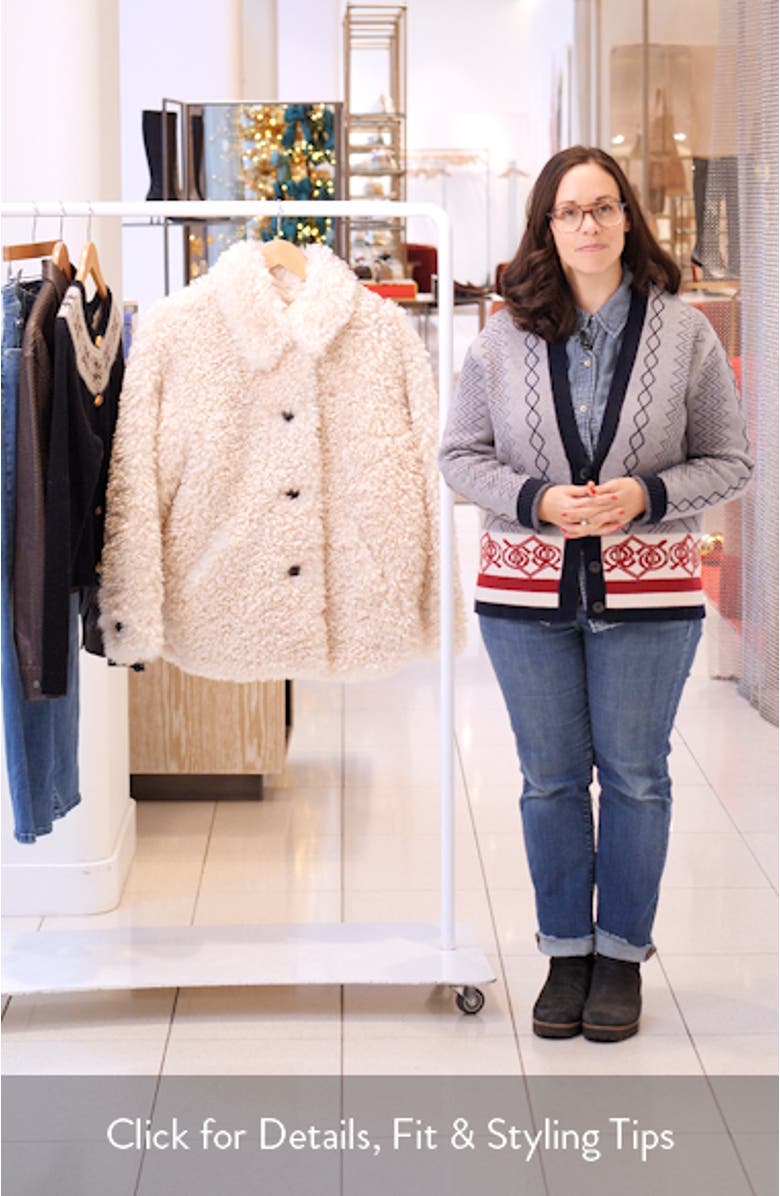 Tarvey Faux Shearling Jacket, sales video thumbnail