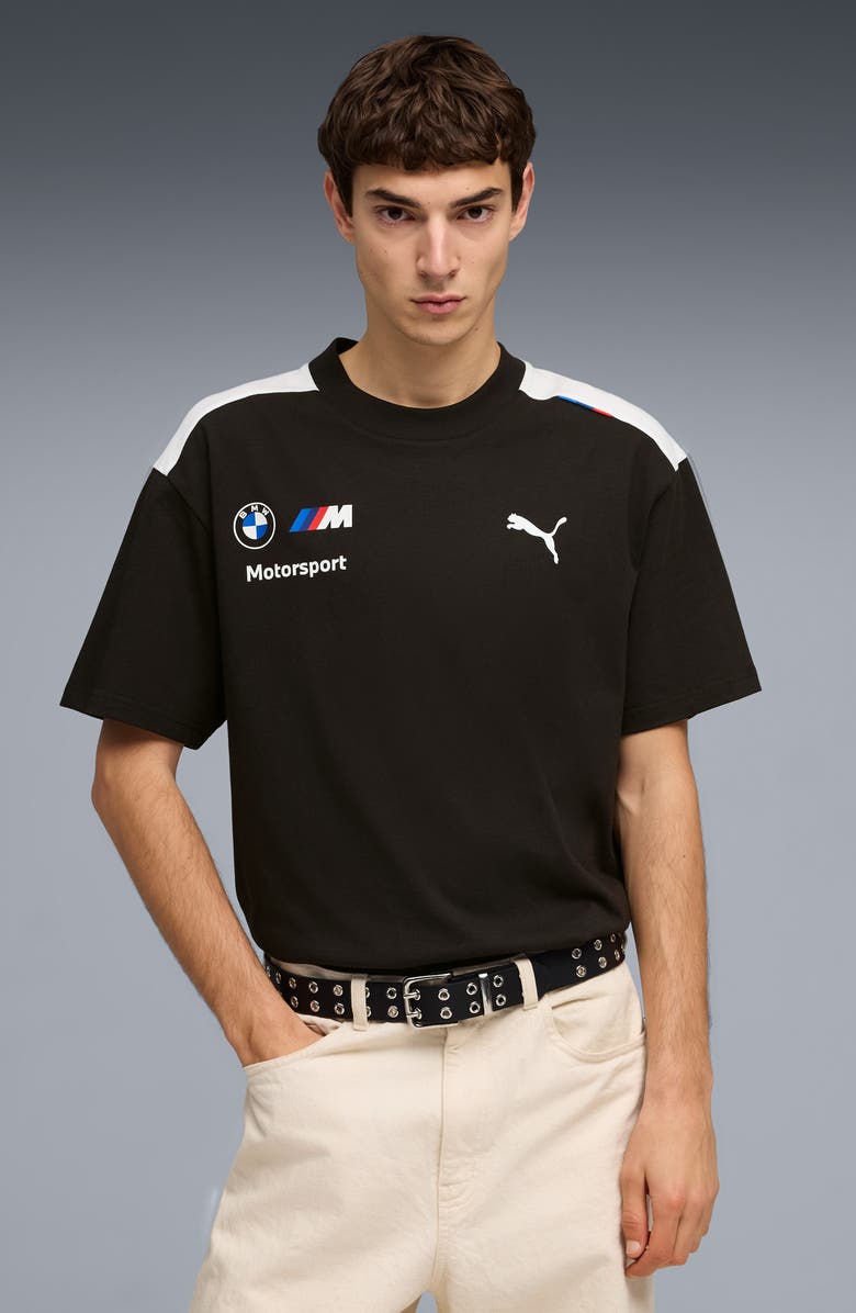 PUMA BMW M Motorsport Replica Drivers Graphic T-Shirt, Alternate, color, Puma Black