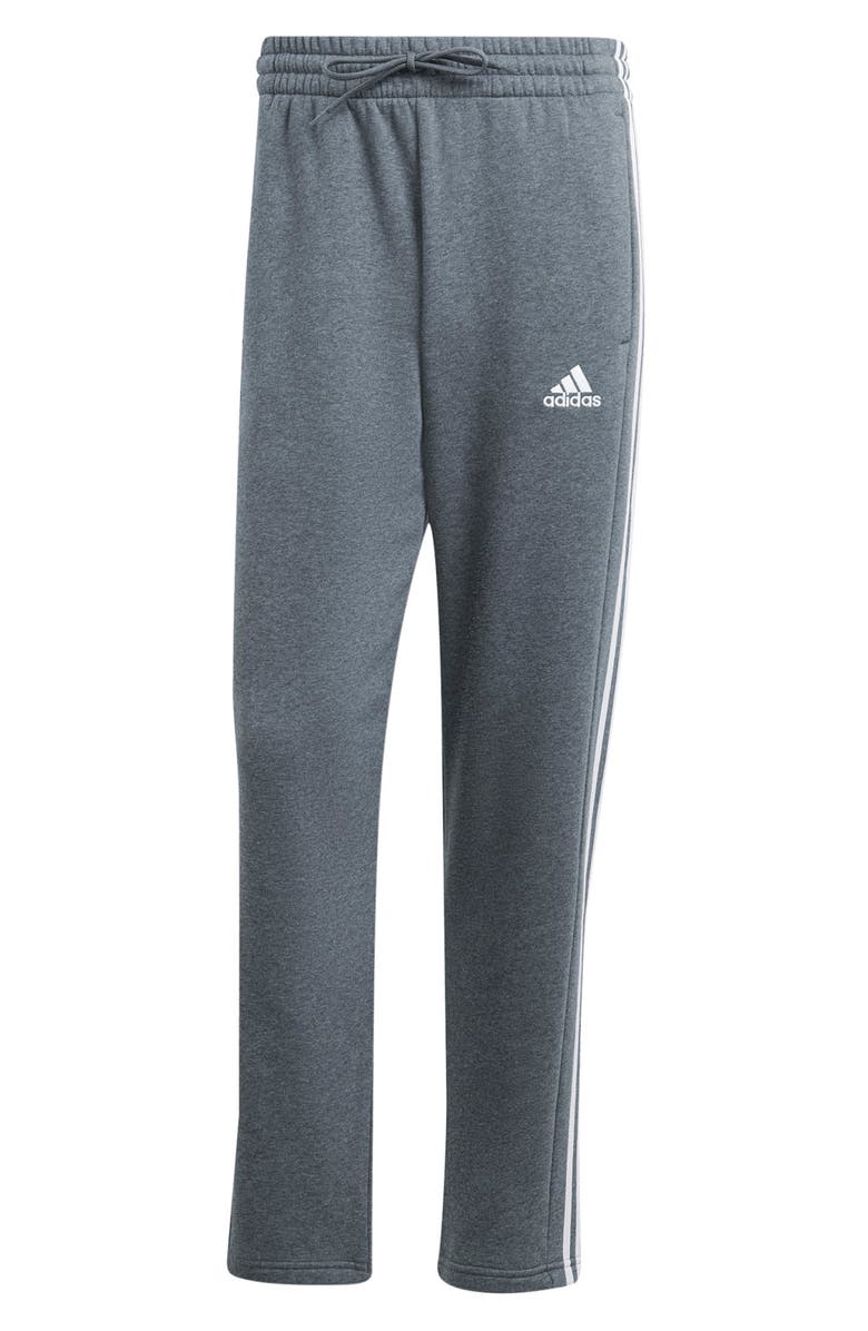 adidas Essentials 3-Stripes Fleece Sweatpants, Alternate, color, 