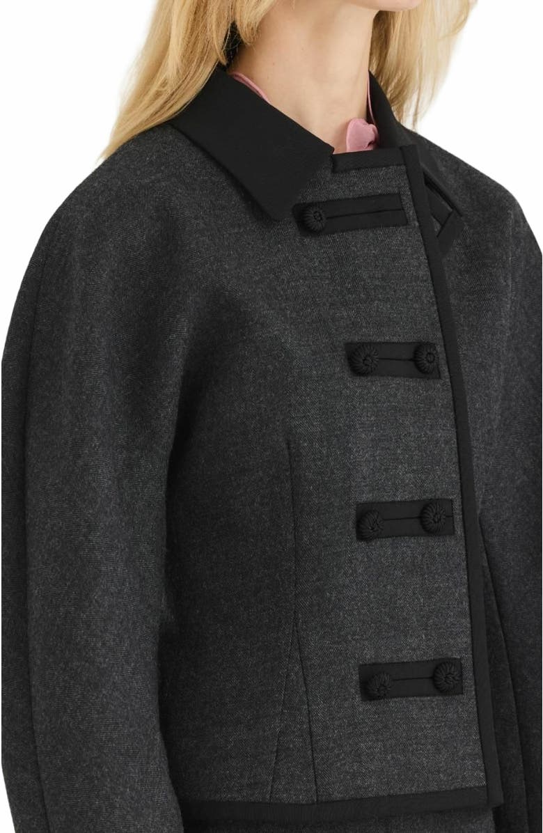 Rebecca Taylor Lucien Jacket, Alternate, color, Charcoal