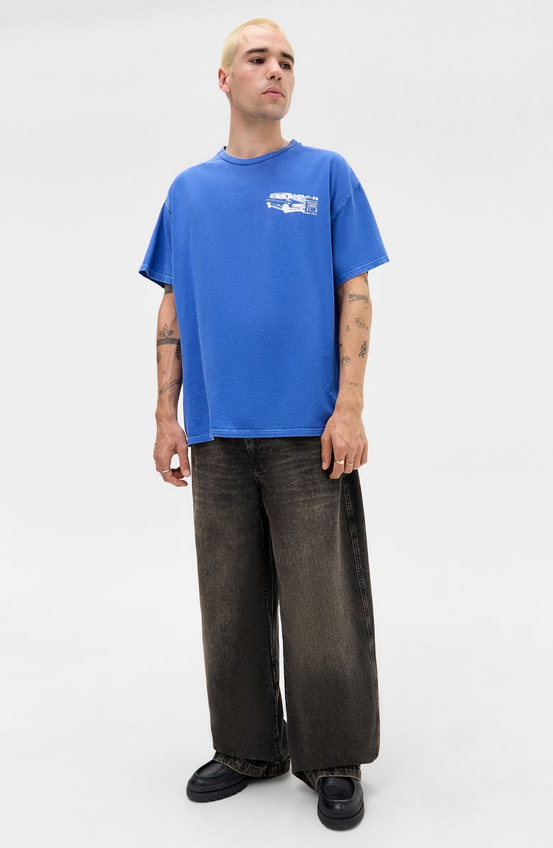 BDG Urban Outfitters Cars Cotton Graphic T-Shirt, Alternate, color, Blue