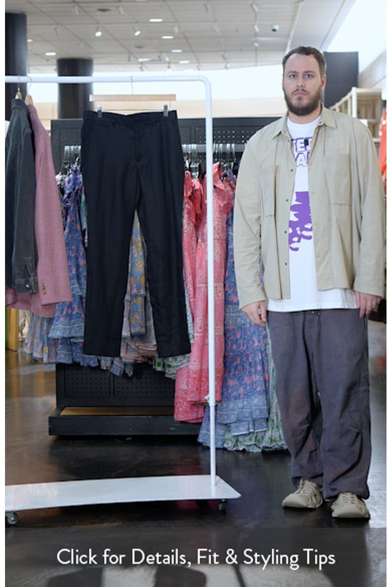 Slim Fit Linen Pants video