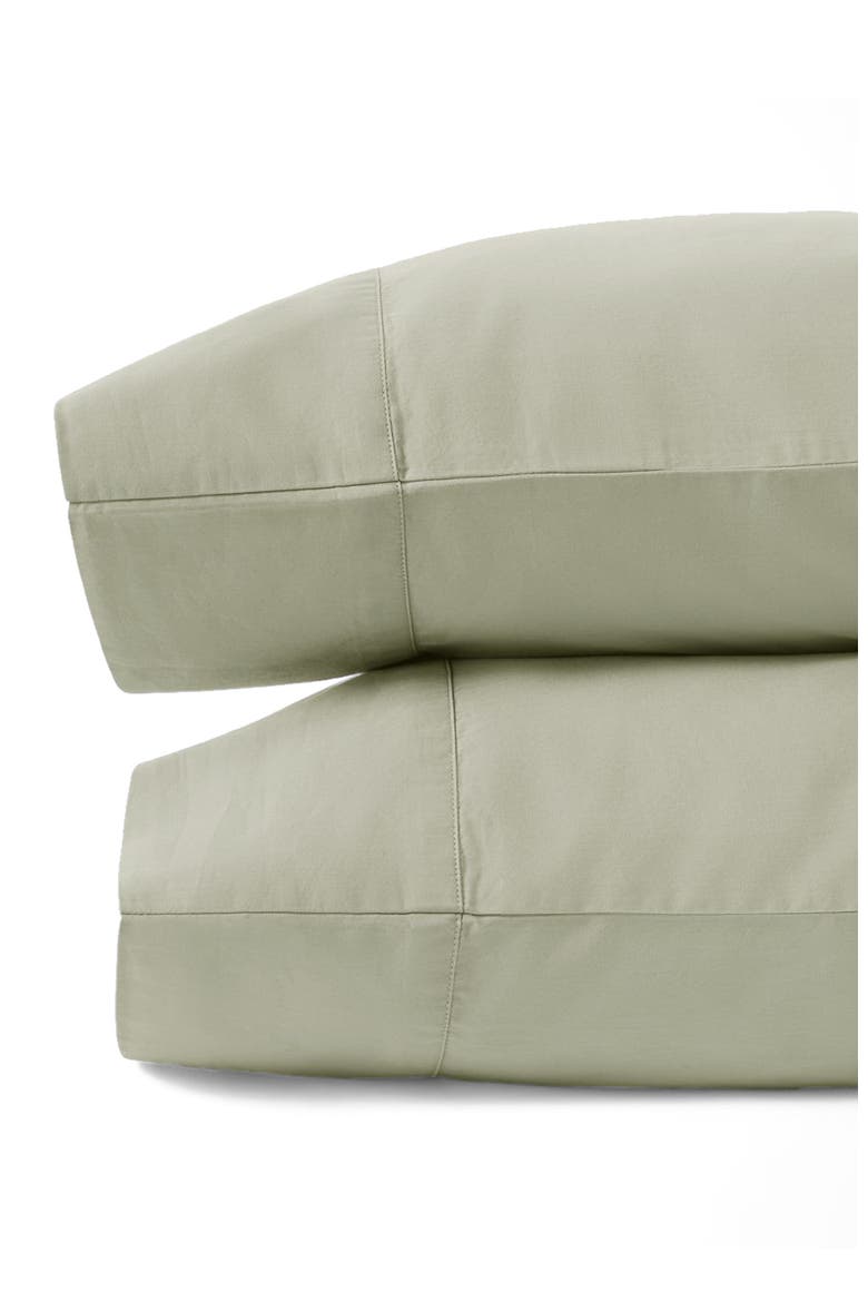 Organic Room Service Sateen Pillowcase 2-Pack, Alternate, color, Spray Green