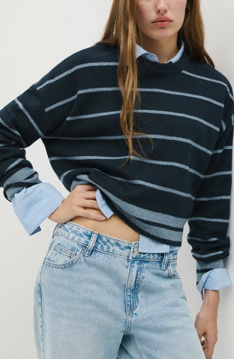 Striped Crewneck Sweater