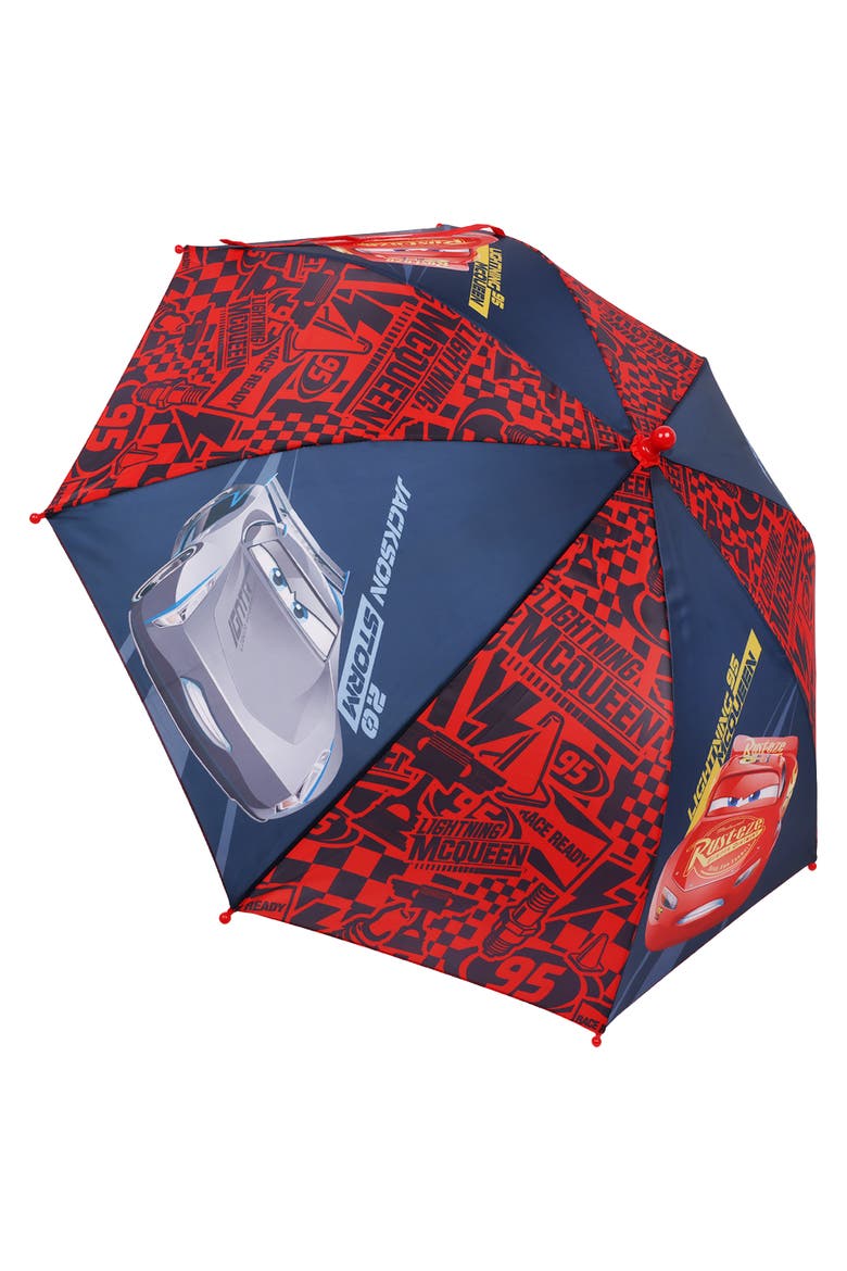 Pixar Cars Lightning McQueen Kids Umbrella, Alternate, color, MULTI