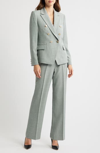 【大人気】Elie Tahari シルクシフォン ★ Combo Crepe Blazer E7087214_GRAPE_E7087104_GRAPE_