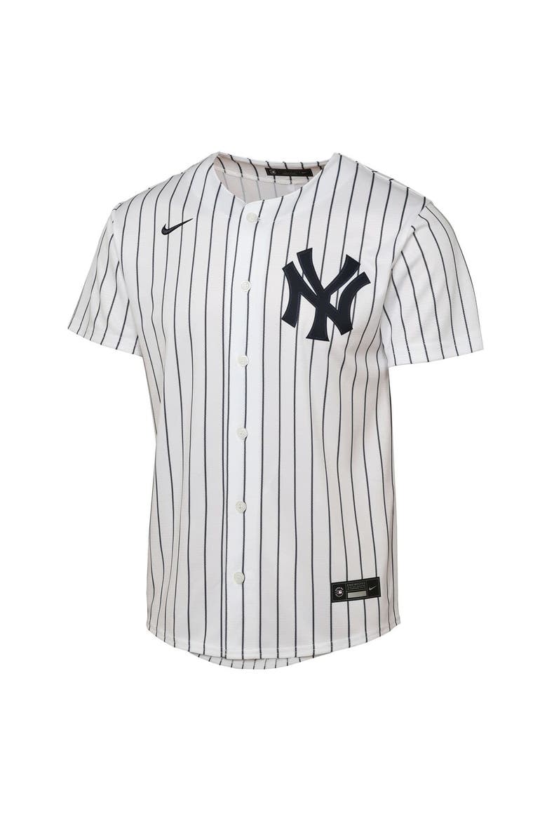 Youth Nike Aaron Judge White New York Yankees Home Replica Player Jersey, Alternate, color, White