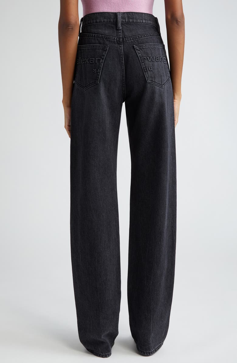 Alexander Wang EZ Relaxed Straight Leg Jeans, Alternate, color, 