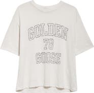 Golden Goose Journey Boxy Linen Graphic T-Shirt