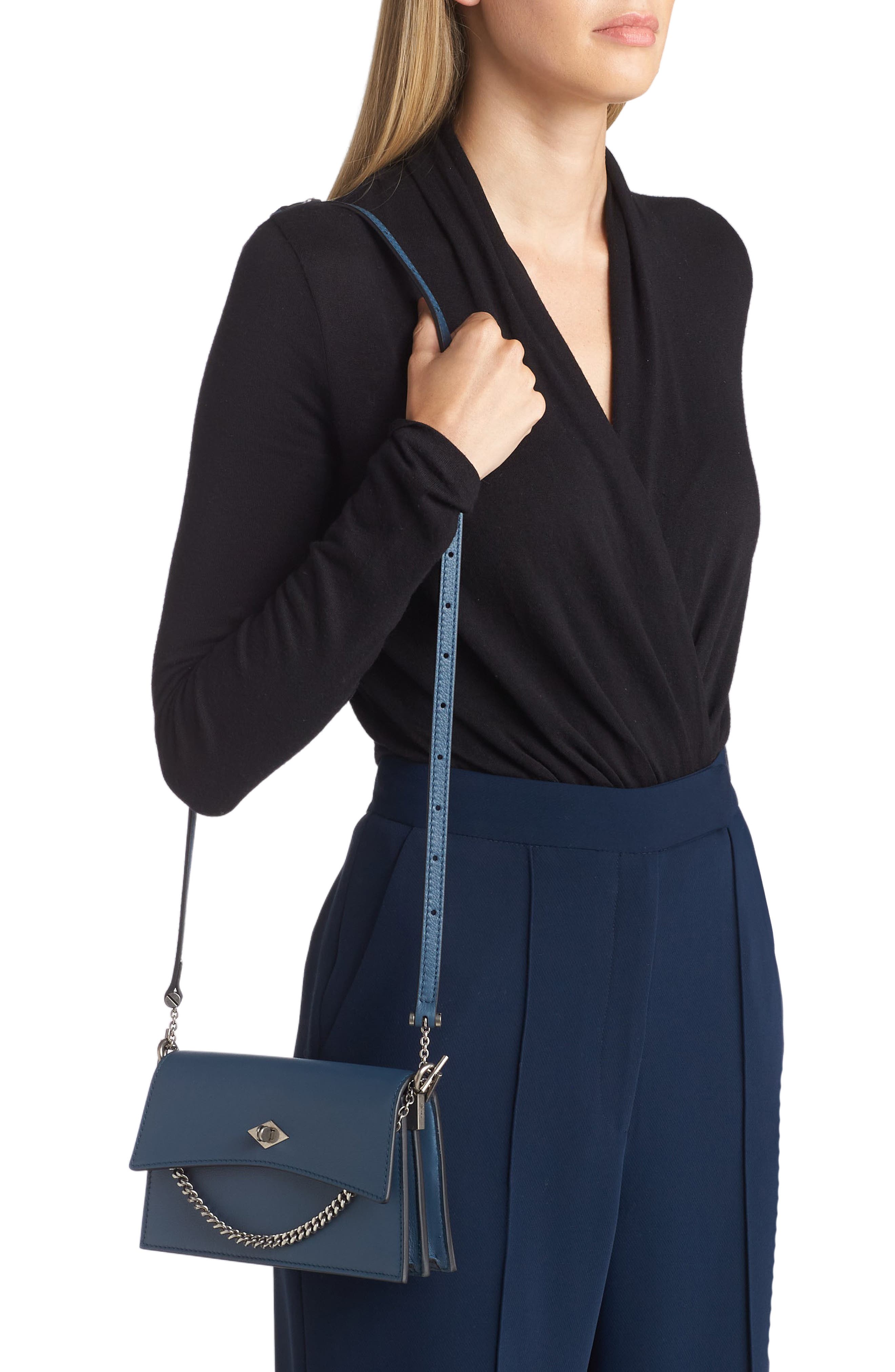 Métier London Mini Roma Leather Bag, Alternate, color, 