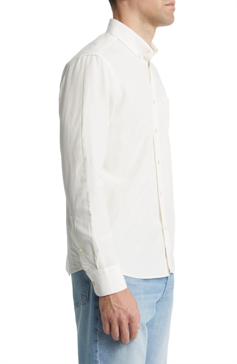 FORET Beam Ripstop Button-Down Shirt, Alternate, color, Cloud