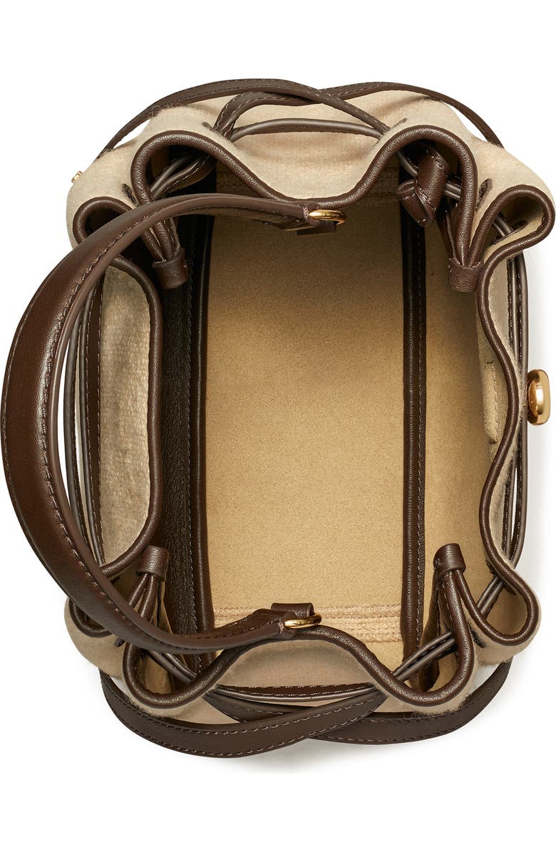 Tory Burch Romy Canvas Bucket Bag, Alternate, color,