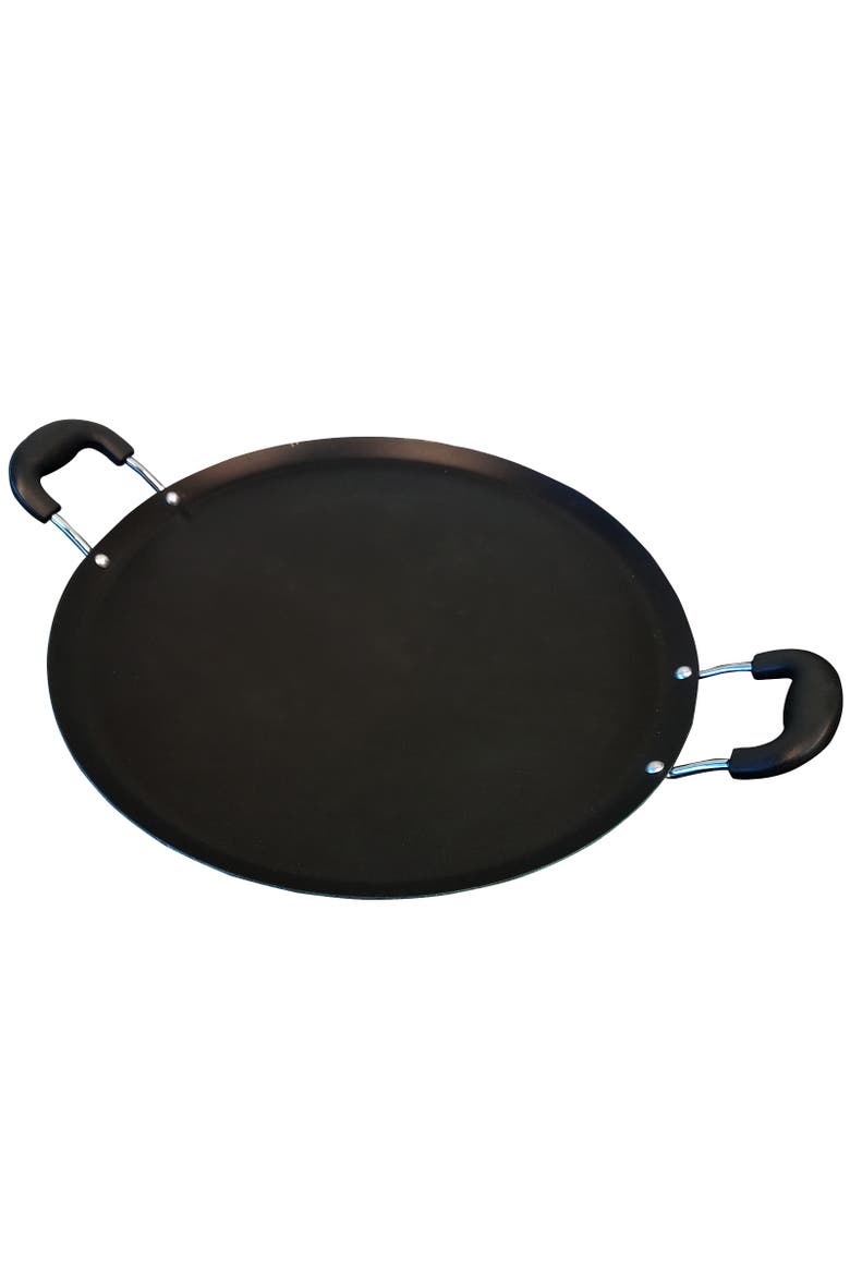 Cocina Zadora 14 in. Carbon Steel Comal Pan, Alternate, color, Black