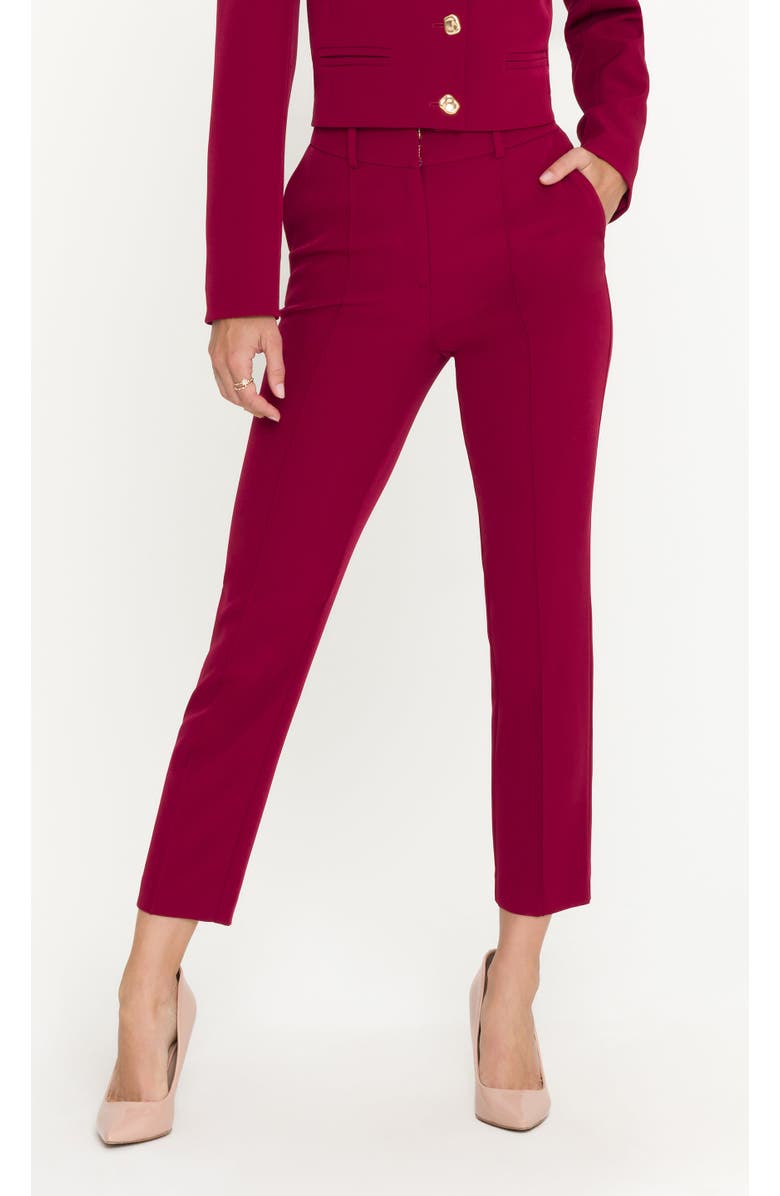 Generation Love Tula Crepe Pants, Alternate, color, Red