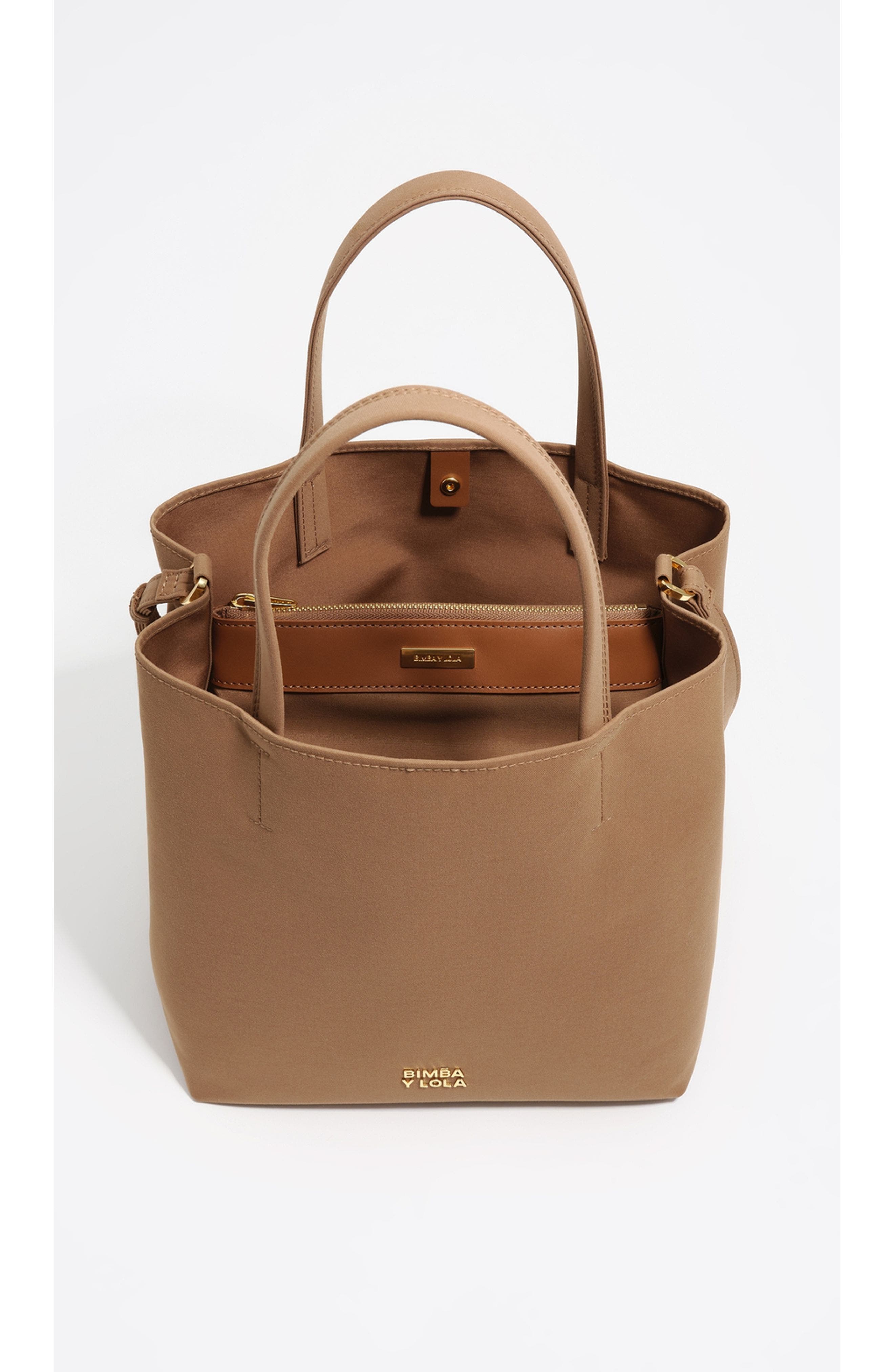 Bimba y Lola Large Nylon Chihuahua Bag, Alternate, color, Cinnamon