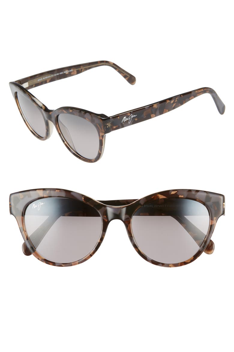 Ku'uipo 51mm PolarizedPlus2® Cat Eye Sunglasses, Main, color, DOVE GREY