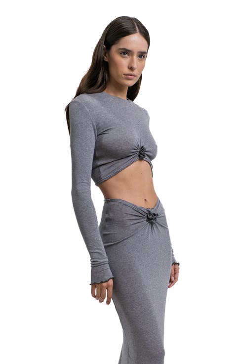 Papper Ripple Crop T Shirt